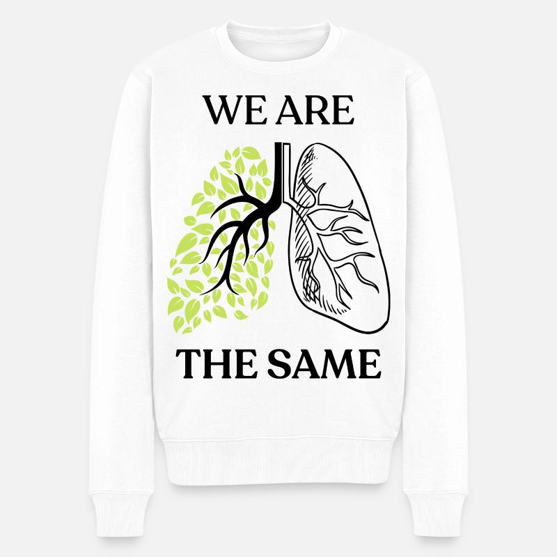 Nous sommes pareils - Pull Premium bio Homme - blanc
