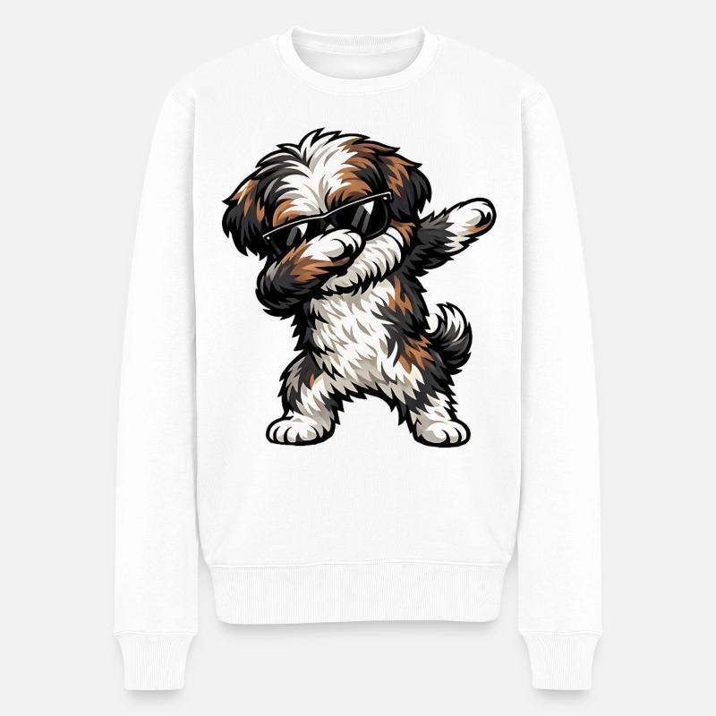 Dabing de Bolonka Zwetna - Pull Premium bio Homme - blanc