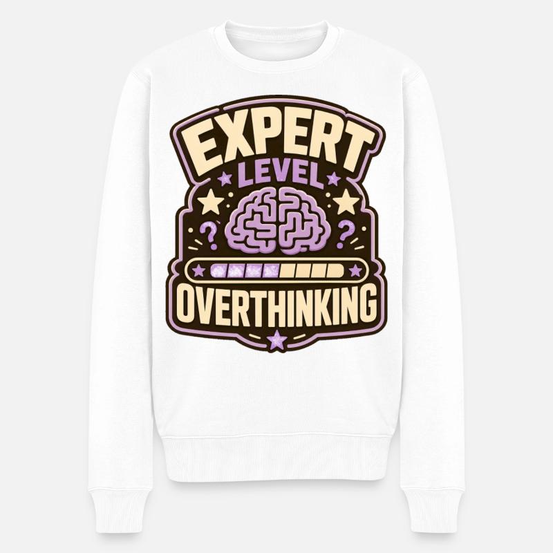 Sur-réflexion au niveau expert - Pull Premium bio Homme - blanc