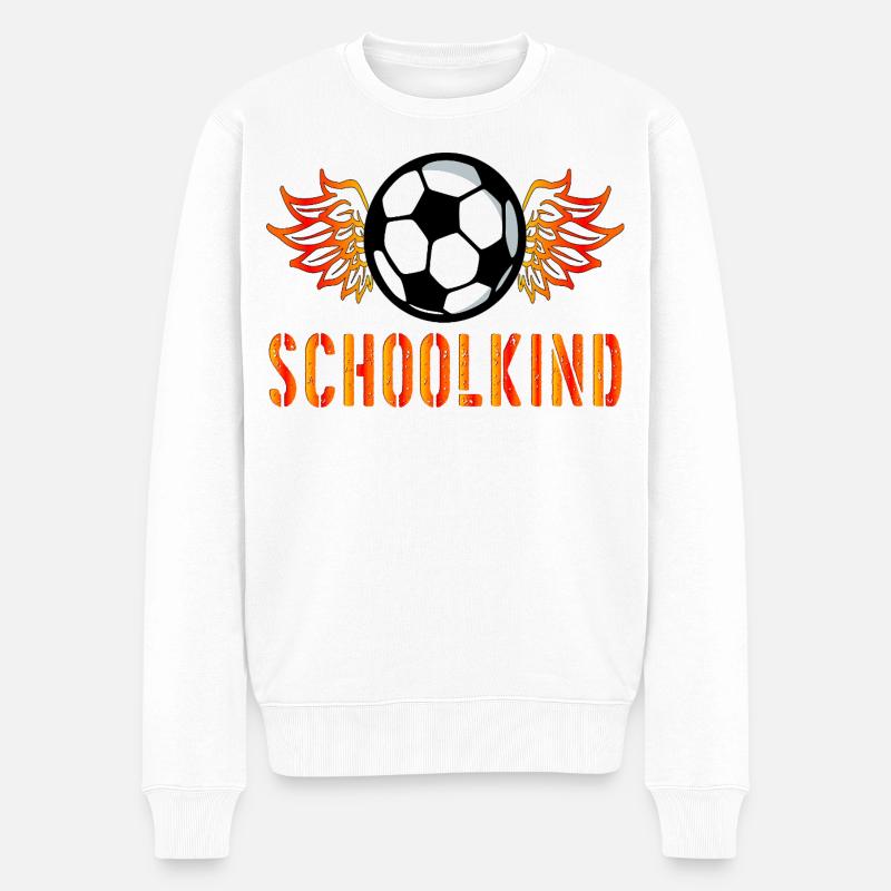 Football Schookind - Pull Premium bio Homme - blanc