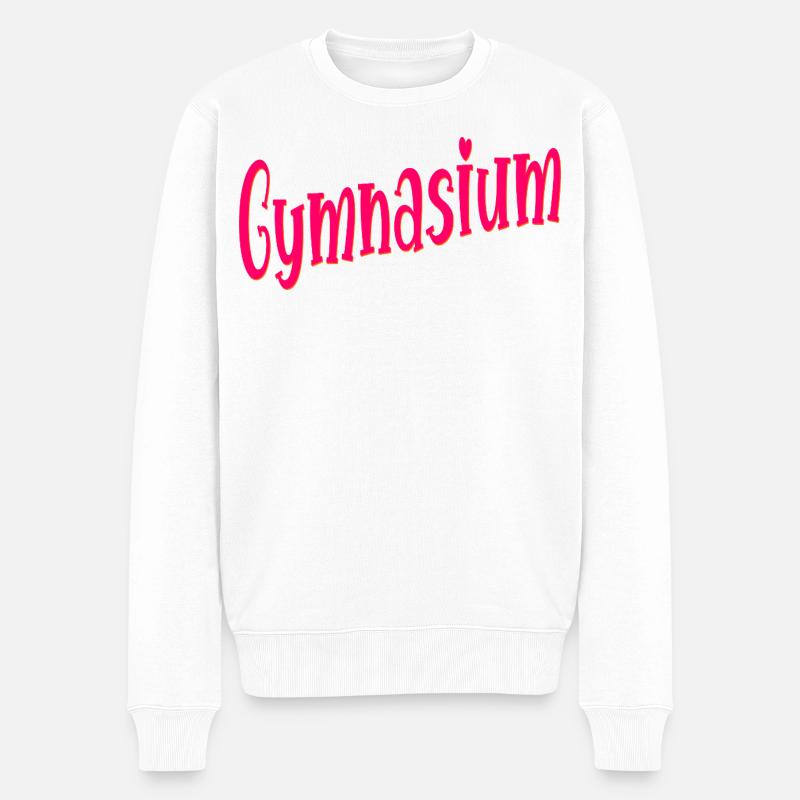 Changement d’école École grammaticale - Pull Premium bio Homme - blanc