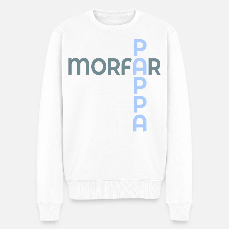 Papa du bébé Grand-père - Pull Premium bio Homme - blanc