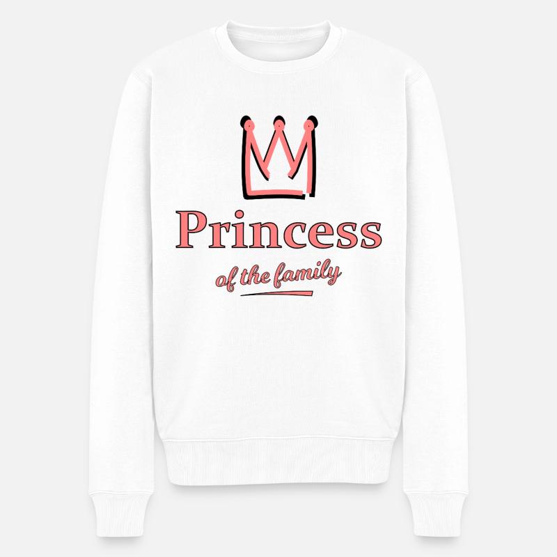 Princesse de la famille - Pull Premium bio Homme - blanc