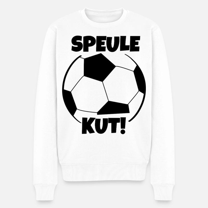 speule kut - Männer Premium Bio Pullover - Weiß