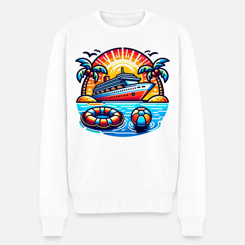 Croisière - Pull Premium bio Homme - blanc