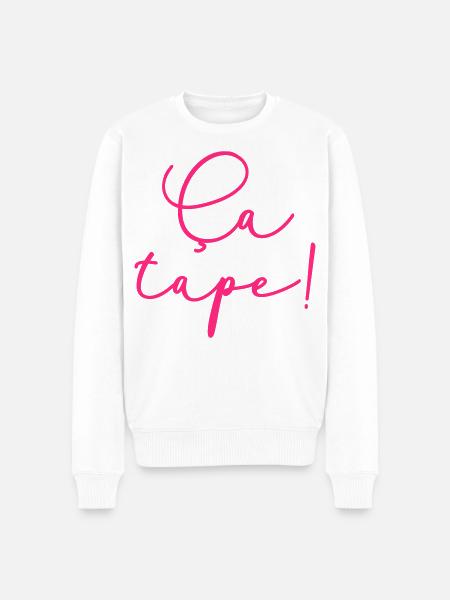 It's Hitting - What Heat - Men's Premium Organic Jumper - white