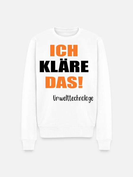 Umwelttechnologe Abwasser - Männer Premium Bio Pullover - Weiß