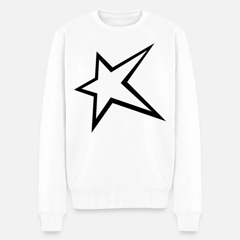 Star - Pull Premium bio Homme - blanc