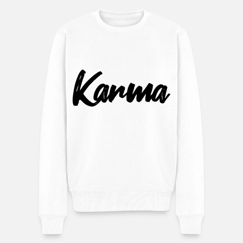 Karma - Pull Premium bio Homme - blanc