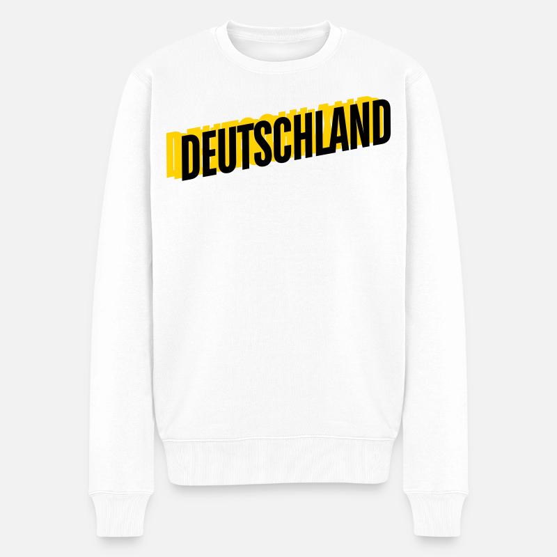 DEUTSCHLAND 20240619 110024 0000 - Männer Premium Bio Pullover - Weiß