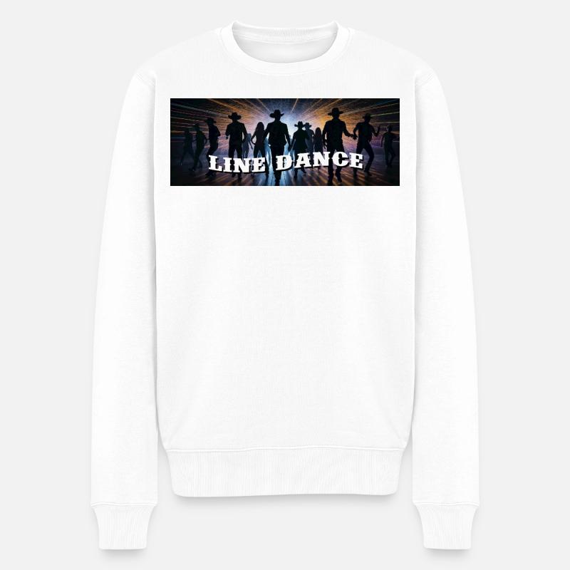 Danse en ligne danse de groupe - Pull Premium bio Homme - blanc