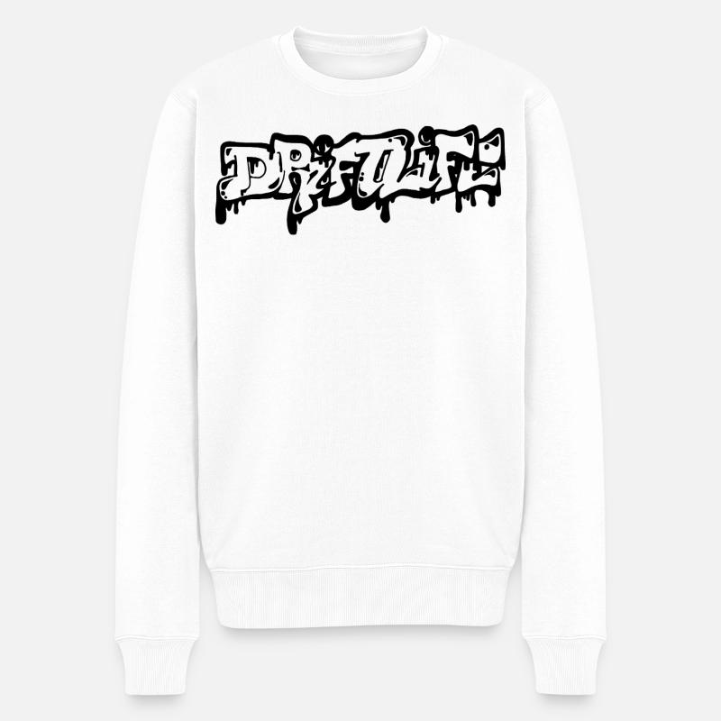Driftlife - Männer Premium Bio Pullover - Weiß