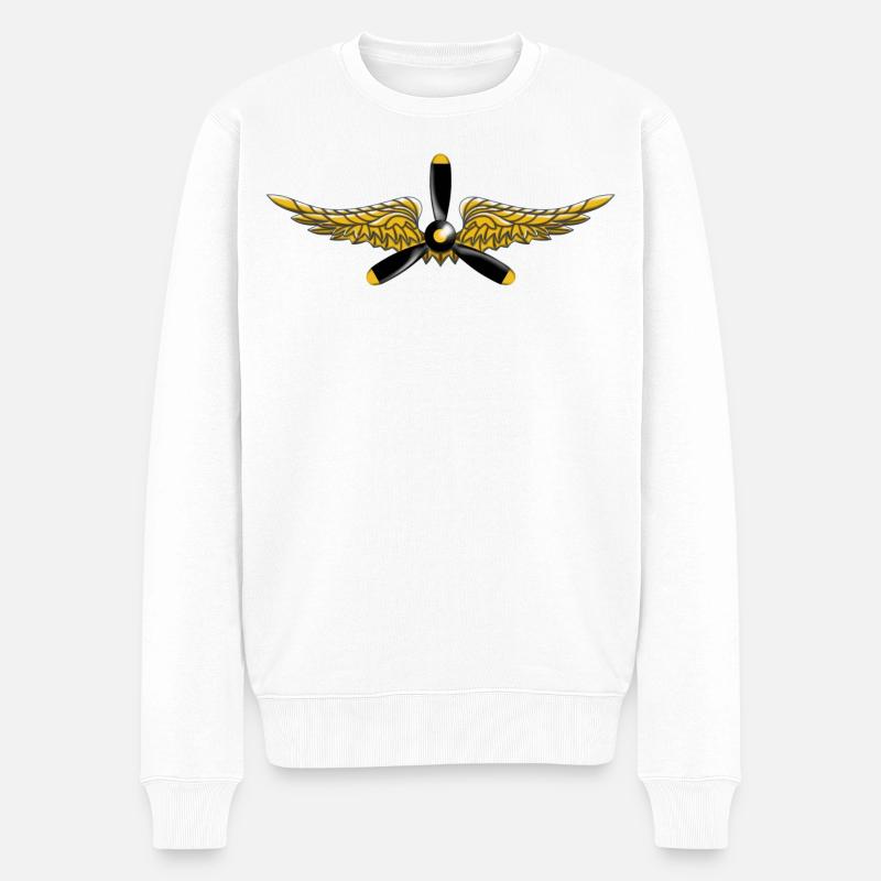 Wings - Pull Premium bio Homme - blanc