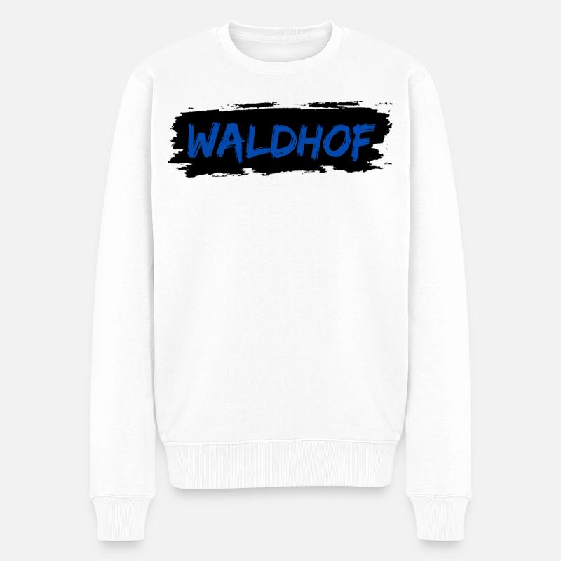 Waldhof - Männer Premium Bio Pullover - Weiß