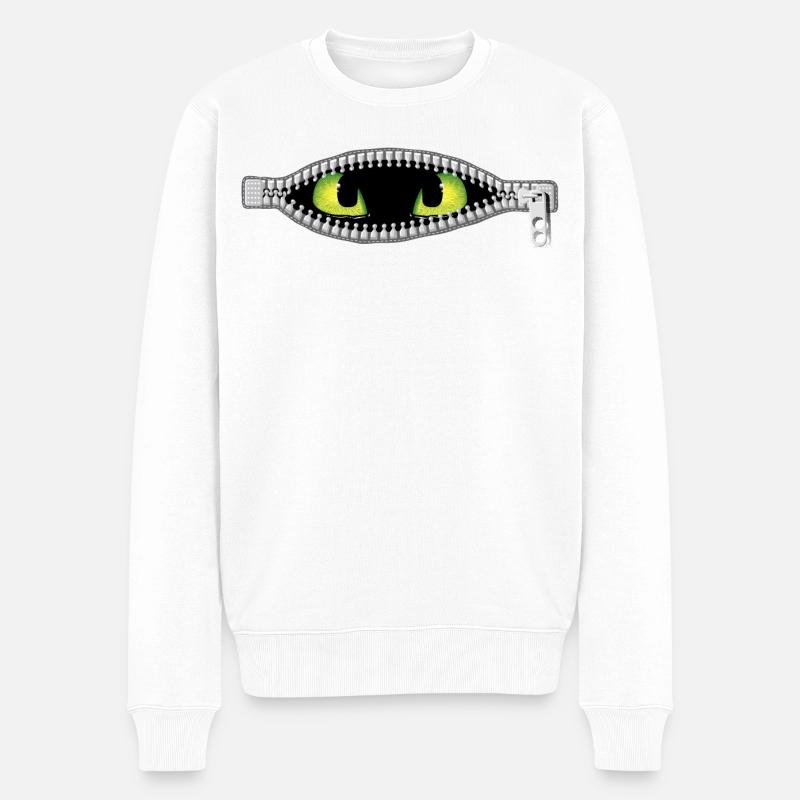 Monster im Inneren - Männer Premium Bio Pullover - Weiß