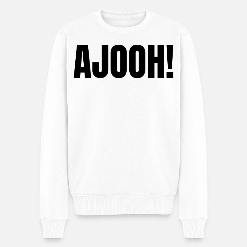 Ajooh - Pull Premium bio Homme - blanc