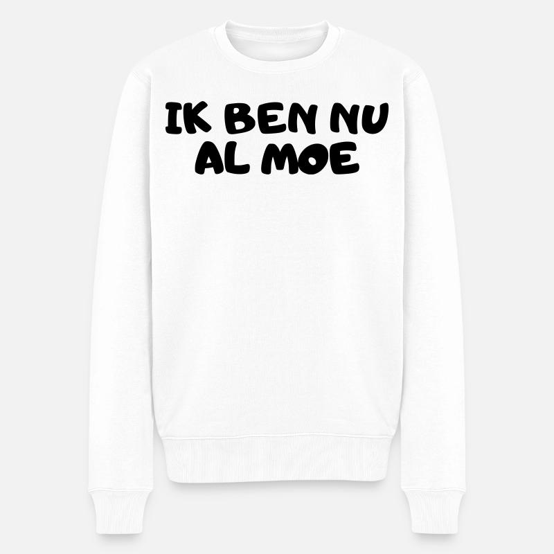 Je suis déjà fatigué - Pull Premium bio Homme - blanc