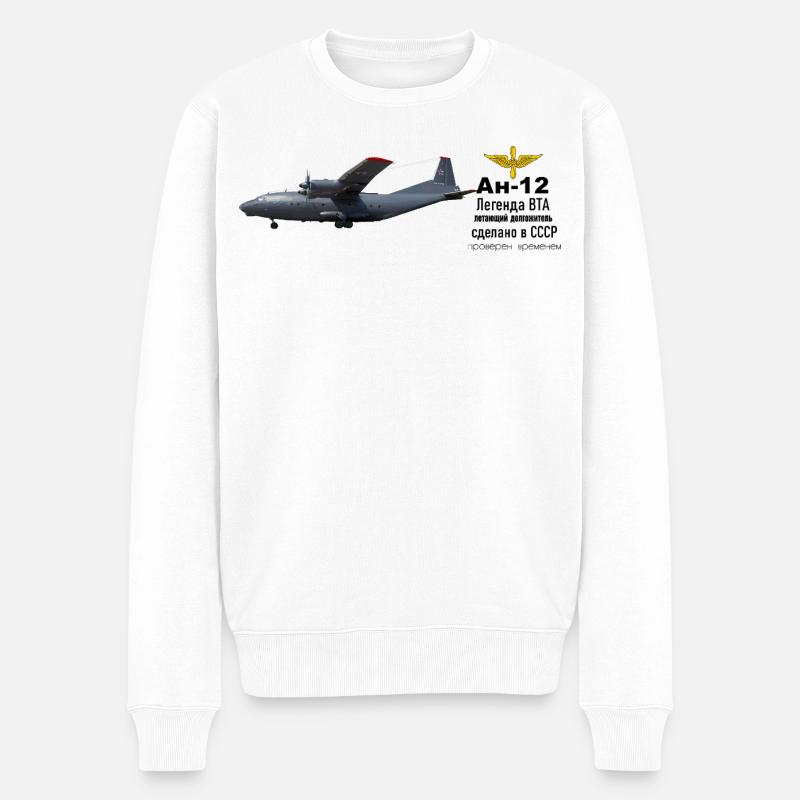 L’An-12 - Pull Premium bio Homme - blanc