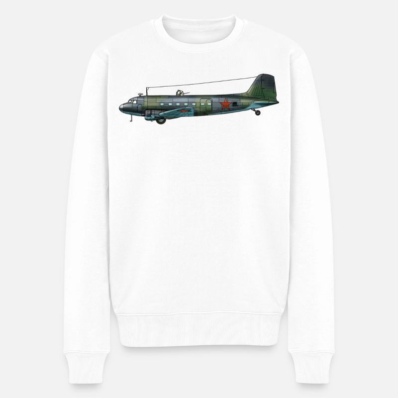 Li-2 - Pull Premium bio Homme - blanc