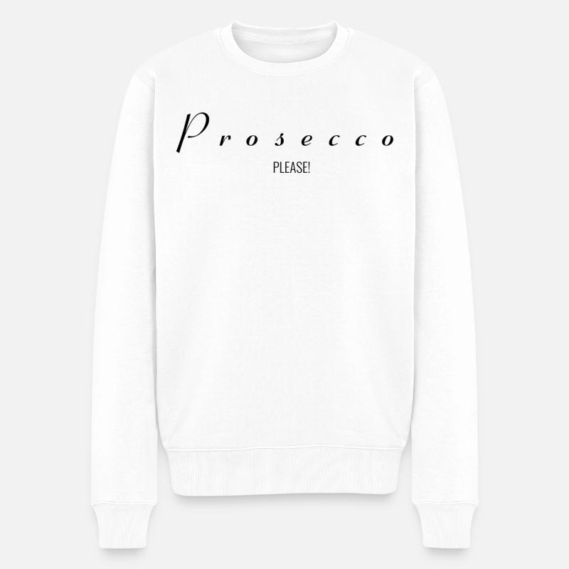 Prosecco Please ! - Pull Premium bio Homme - blanc