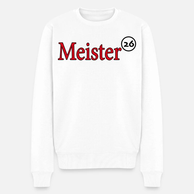 Meister 2026 Meisterschaft - Männer Premium Bio Pullover - Weiß