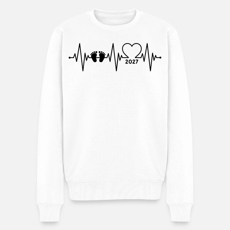 Bébé 2027 - Pull Premium bio Homme - blanc