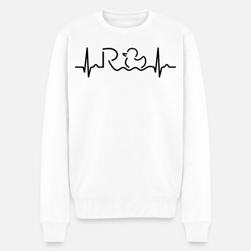 Endlich Rente - Ruhestand - Pension - Männer Premium Bio Pullover - Weiß