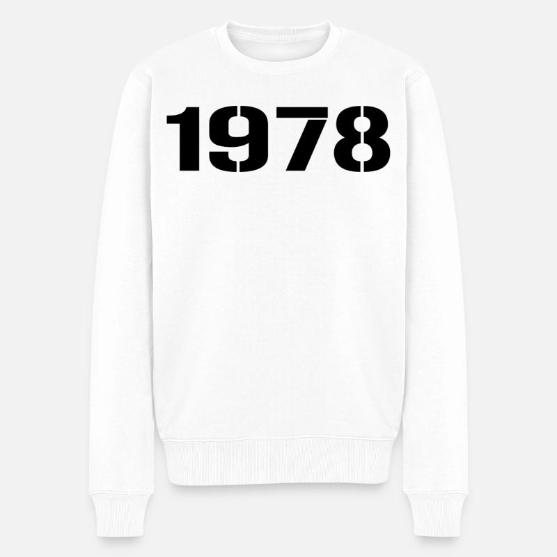 Millésime 1978 - Pull Premium bio Homme - blanc