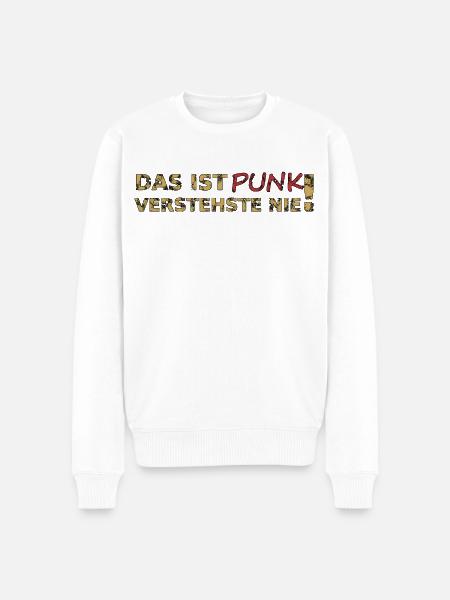 Das ist Punk - Männer Premium Bio Pullover - Weiß