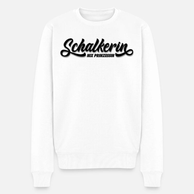 Nix Prinzessin Schalkerin! | Gelsenkirchen Schalke - Männer Premium Bio Pullover - Weiß