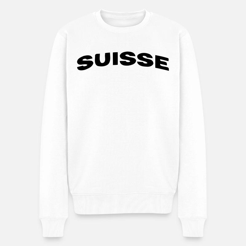 Suisse - Pull Premium bio Homme - blanc