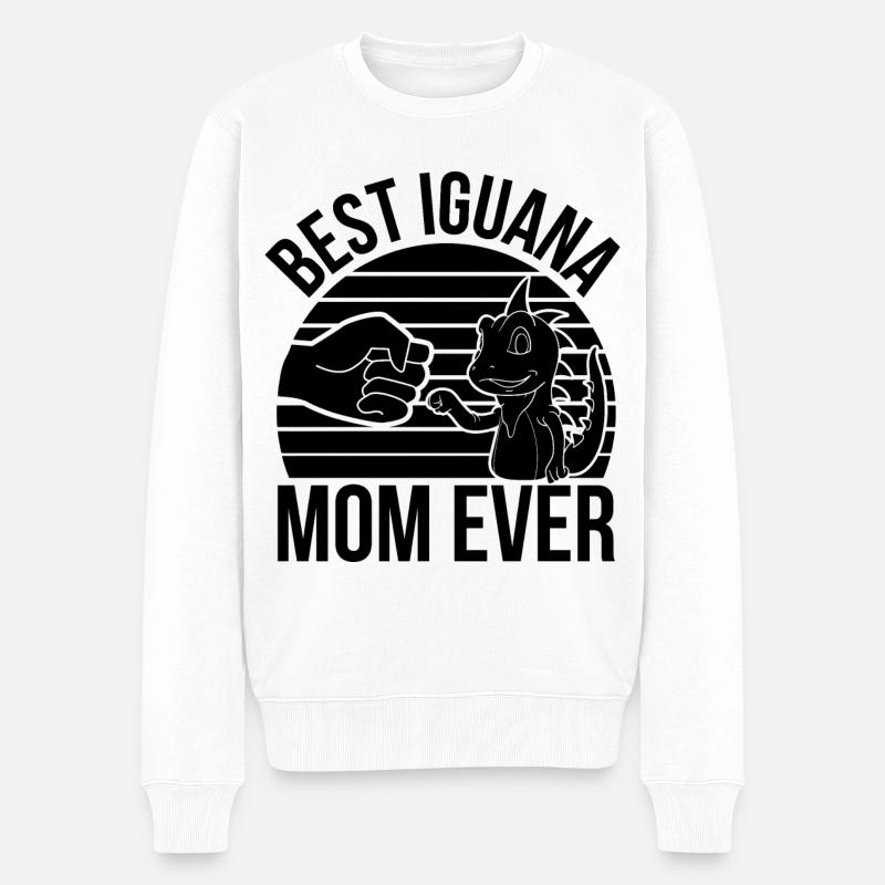 Iguanes - Pull Premium bio Homme - blanc