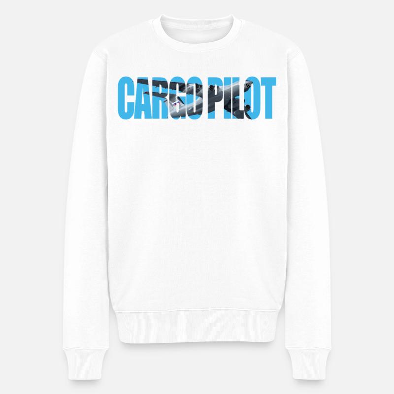 Pilote cargo IL-76 - Pull Premium bio Homme - blanc