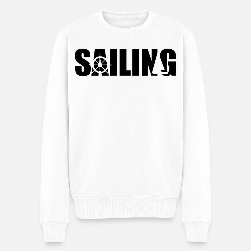 Volant pour les marins - Pull Premium bio Homme - blanc