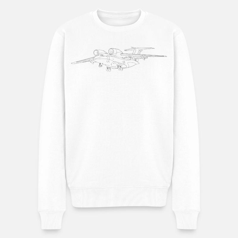 An-74 - Männer Premium Bio Pullover - Weiß