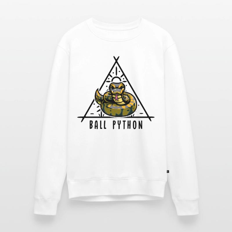 Ball Python Snake Owner Cute Pet Snake Men's Premium Organic Jumper