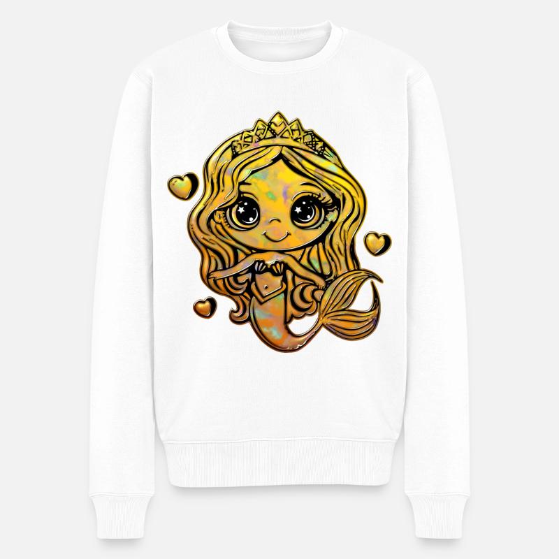 Douce Sirène 3 - Pull Premium bio Homme - blanc