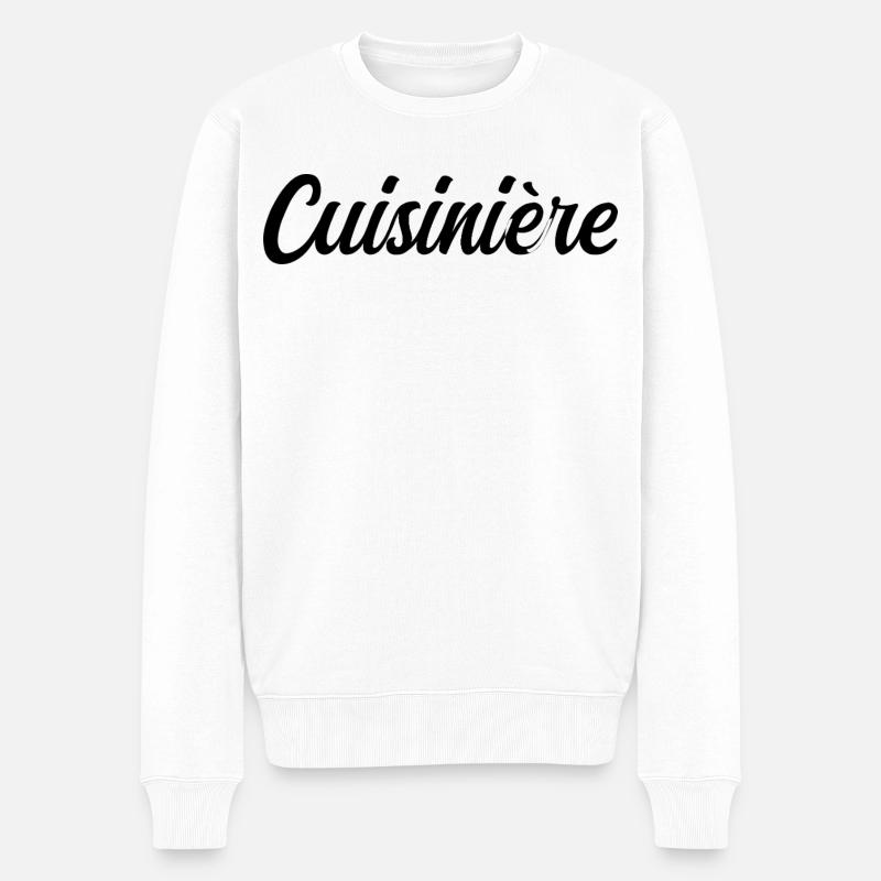Koch Chef Küche Gastronomie Profi - Männer Premium Bio Pullover - Weiß