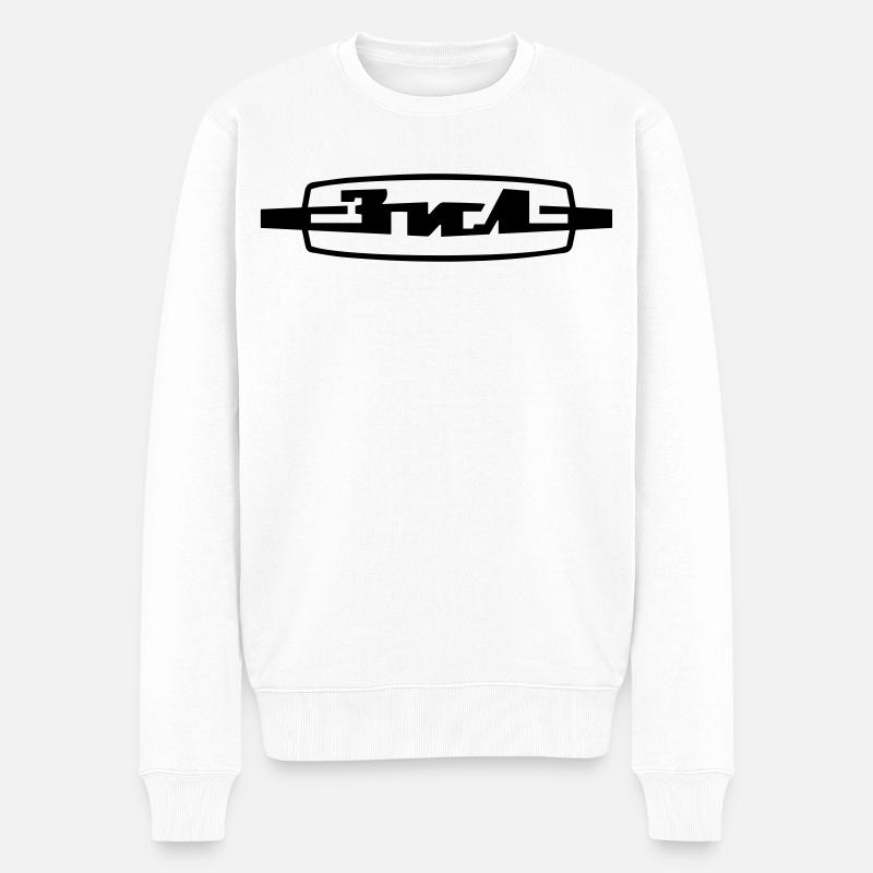 ZIL - Männer Premium Bio Pullover - Weiß
