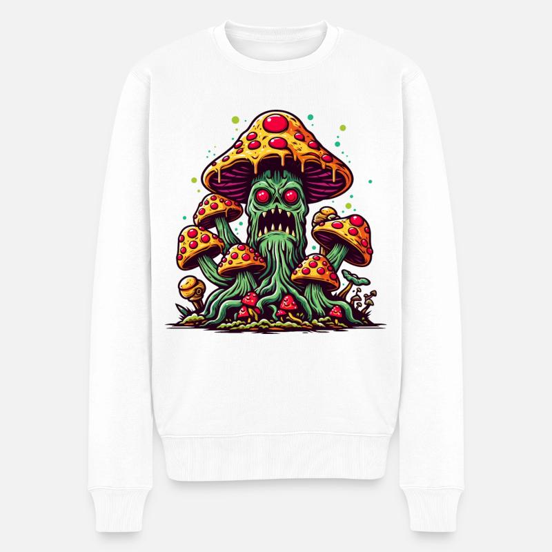 Mère de champignon - Pull Premium bio Homme - blanc