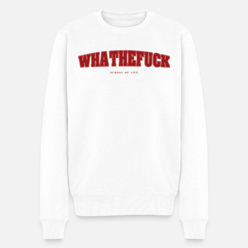 École de la vie - Pull Premium bio Homme - blanc