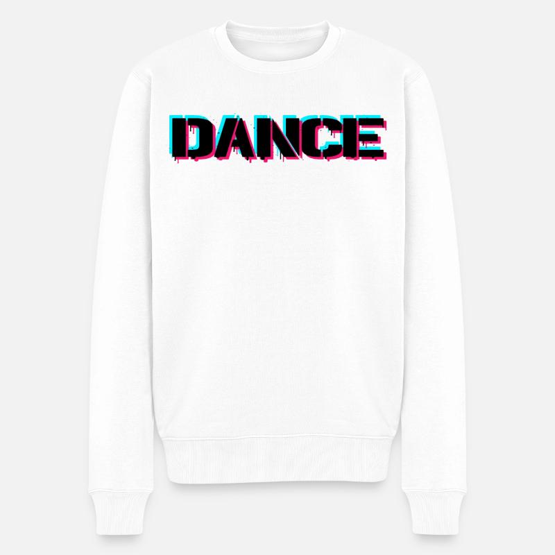 Dance - Männer Premium Bio Pullover - Weiß
