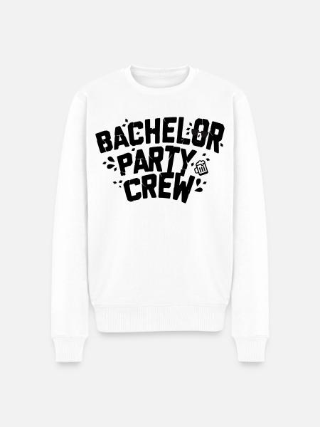 Bachelor party crew - Men's Premium Organic Jumper - white