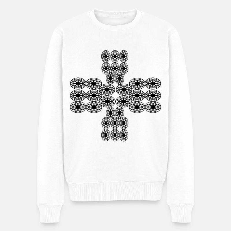 Crois-moi - Pull Premium bio Homme - blanc