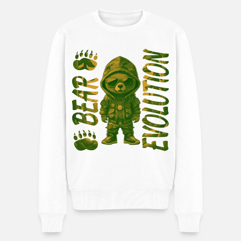 Évolution 2 - Pull Premium bio Homme - blanc