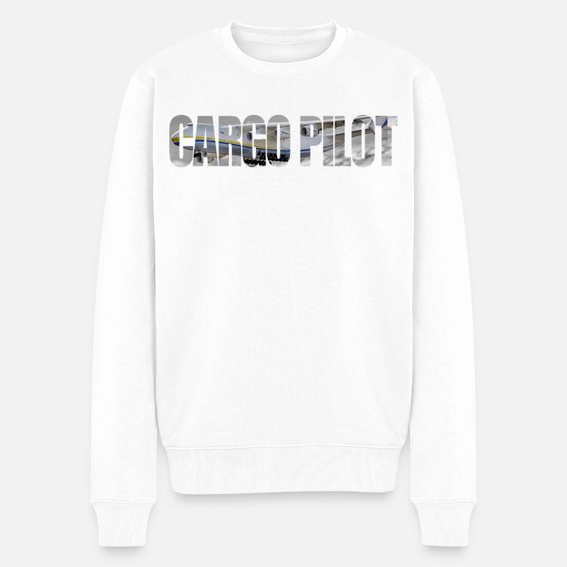 Pilote cargo An-225 - Pull Premium bio Homme - blanc