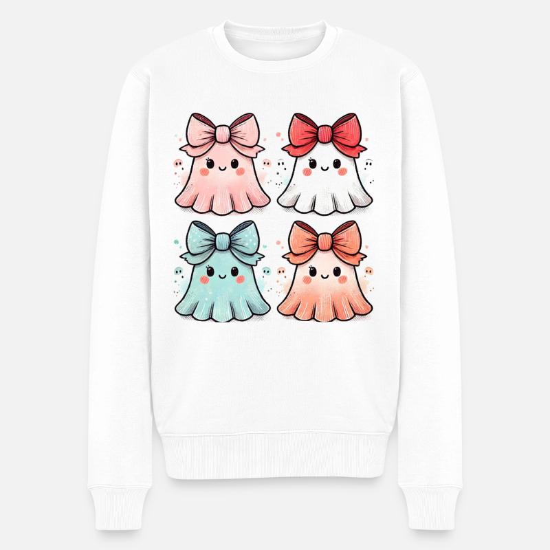 Alcool - Pull Premium bio Homme - blanc