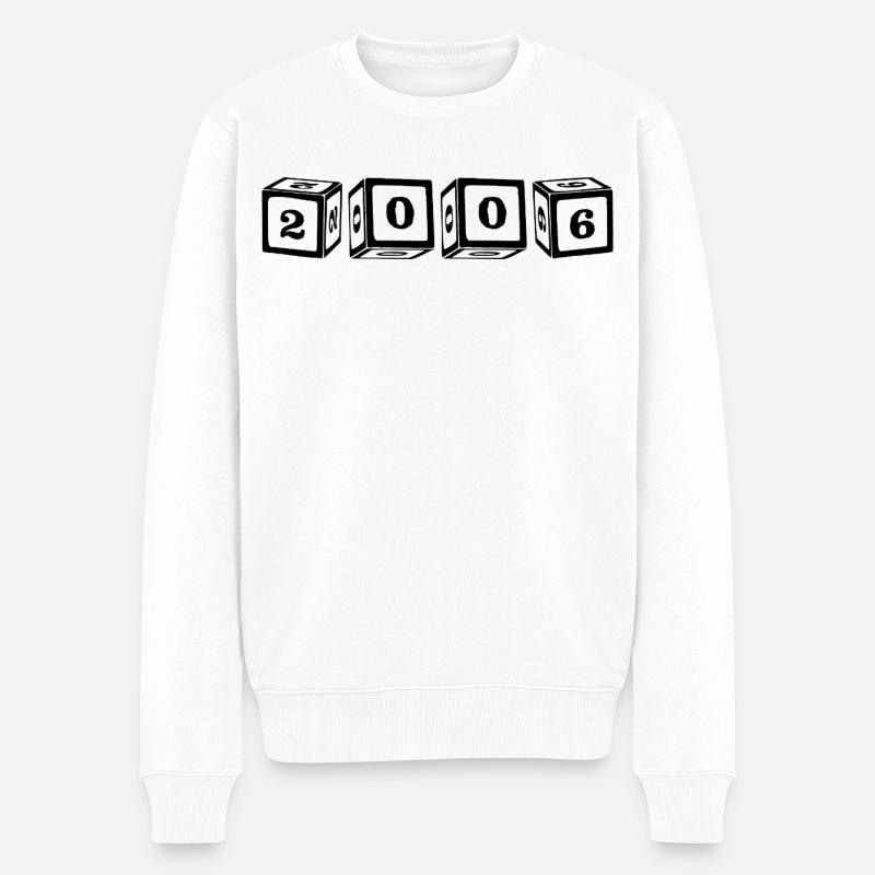 Cube 2006 - Pull Premium bio Homme - blanc