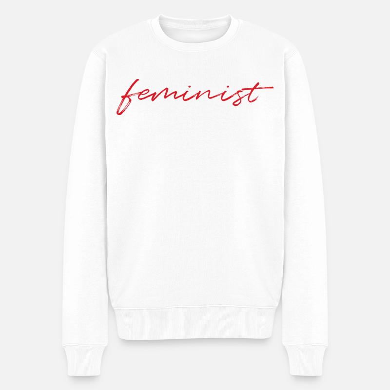Féministe - Pull Premium bio Homme - blanc