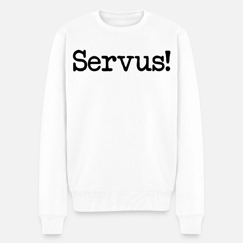 Bonjour! - Pull Premium bio Homme - blanc